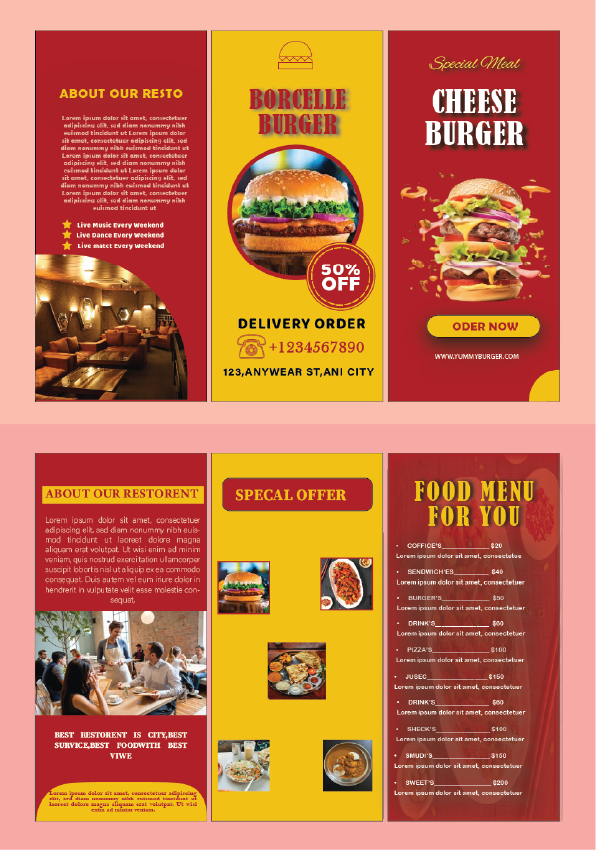 Restorent Flyer